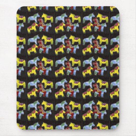 Dala Horse Mousepad (Vorne)