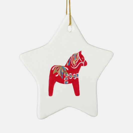 Dala Horse Ornament (Rechts)