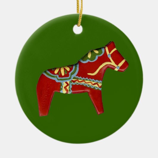 Dala Horse Ornament (Vorne)