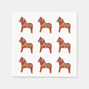 Dala Horse Paper Napkin Serviette