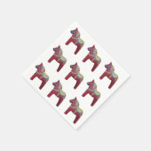 Dala Horse Paper Napkins Serviette (Ecke)