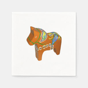 Dala Horse Paper Napkins Serviette