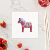 Dala Horse Paper Napkins Serviette (Beispiel)