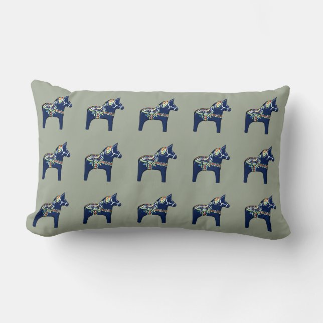 Dala Horse Pillow Lendenkissen (Vorderseite)