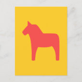 Dala Horse Postcard Postkarte (Vorderseite)