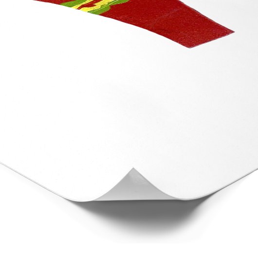 Dala Horse Poster (Ecke)