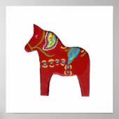 Dala Horse Poster (Vorne)