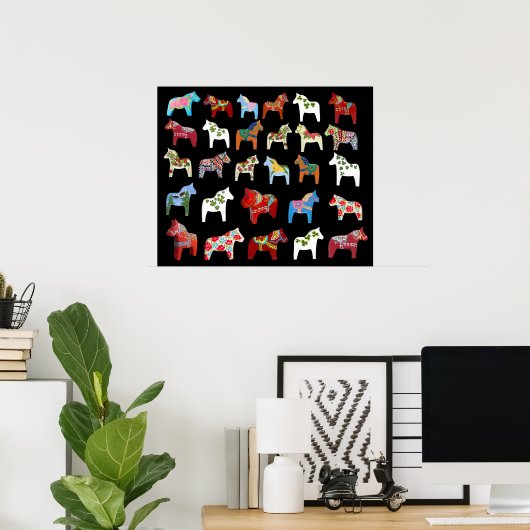 Dala Horse Poster (Heimbüro)