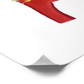 Dala Horse Poster (Ecke)
