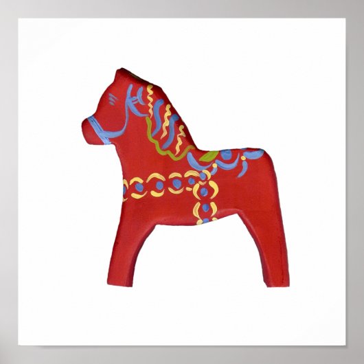 Dala Horse Poster (Vorne)