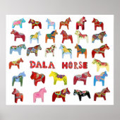 Dala Horse Poster (Vorne)