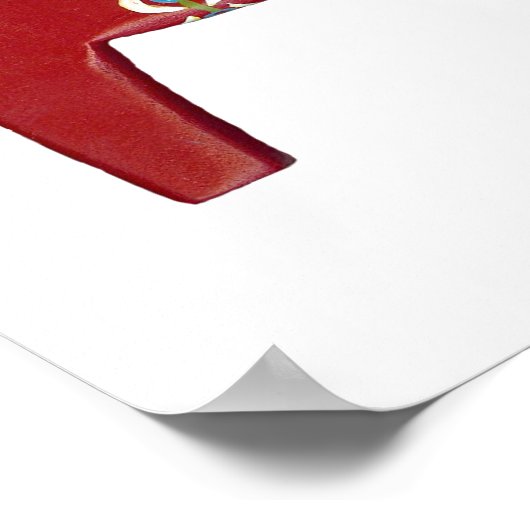 Dala Horse Poster (Ecke)