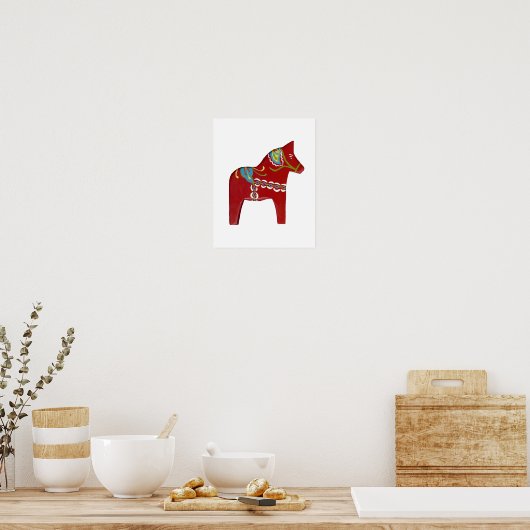 Dala Horse Poster (Küche)