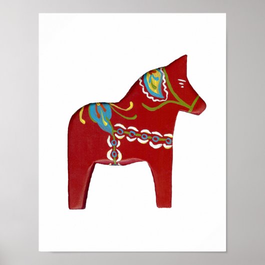 Dala Horse Poster (Vorne)