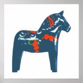 Dala Horse Poster (Vorne)