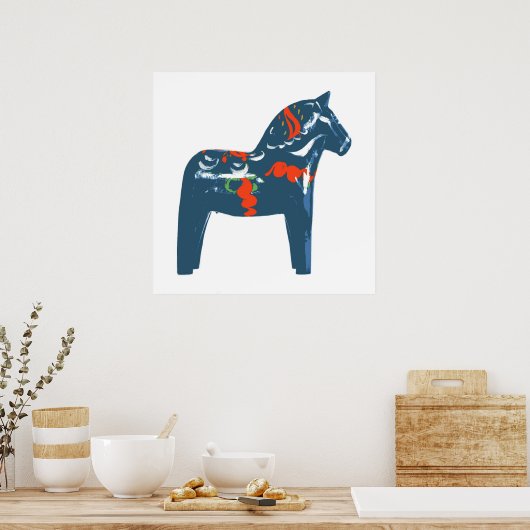 Dala Horse Poster (Küche)