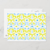 Dala Horse Postkarte (Vorne/Hinten)