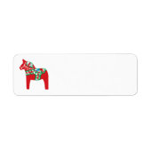Dala Horse Return Labels (Vorne)
