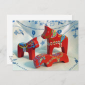 Dala Horse Sammler Postkarte (Vorne/Hinten)