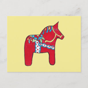 Dala Horse Sammler Postkarte