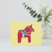 Dala Horse Sammler Postkarte (Stehend Vorderseite)