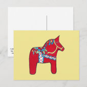 Dala Horse Sammler Postkarte (Vorne/Hinten)