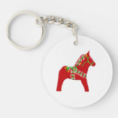 Dala Horse Schlüsselanhänger (Vorderseite)