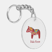 Dala Horse Schlüsselanhänger (Vorderseite links)