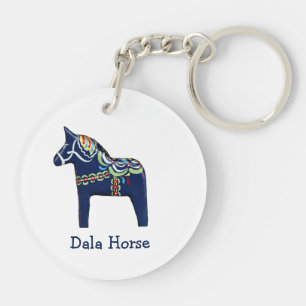 Dala Horse Schlüsselanhänger