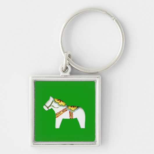 Dala Horse Schlüsselanhänger (Vorne)