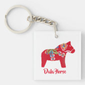 Dala Horse Schlüsselanhänger (Vorderseite)