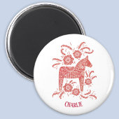 Dala Horse Schwedisch Personalisiert Magnet