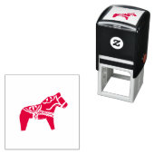 Dala Horse Self Inking Rubber Briefmarke Permastempel (Beispiel)