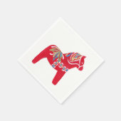 Dala Horse Serviette (Ecke)