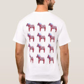 Dala Horse Shirt mit beiderseitigem Design (Rückseite)