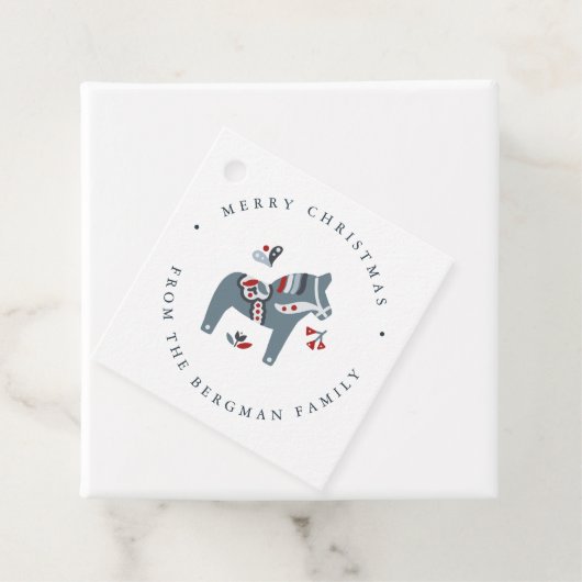 Dala Horse Skandinavien Folklore Weihnachten Geschenkanhänger (Beispiel)