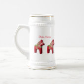 Dala Horse Stein Bierglas (Links)