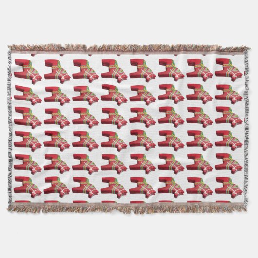 Dala Horse Throw Blanket Decke (Vorderseite)