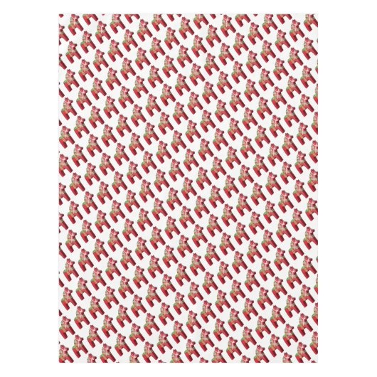 Dala Horse Tischdecke (Vorderseite)