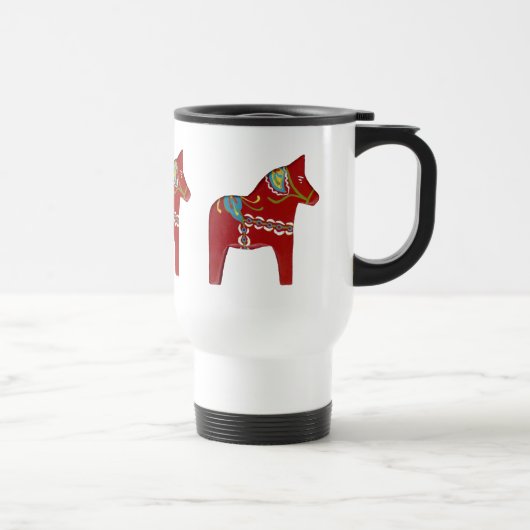 Dala Horse Travel Mug Reisebecher (Rechts)