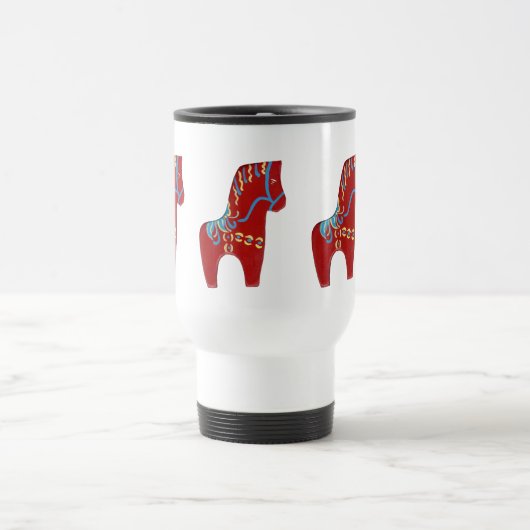 Dala Horse Travel Mug Reisebecher (Mittel)