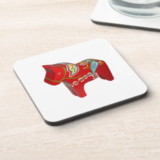 Dala Horse Untersetzer (Linke Seite)