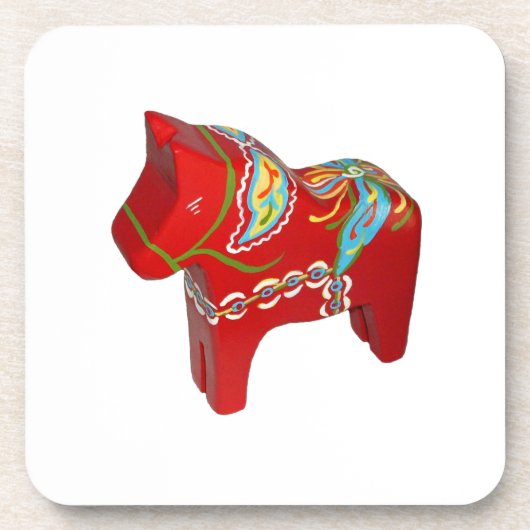 Dala Horse Untersetzer (Vorderseite)