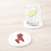 Dala Horse Untersetzer (Seite)