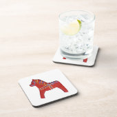 Dala Horse Untersetzer Set (Rechte Seite)