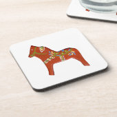 Dala Horse Untersetzer Set (Linke Seite)