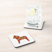 Dala Horse Untersetzer Set (Rechte Seite)