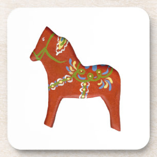 Dala Horse Untersetzer Set