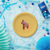 Dala Horse von Julia Paper Plate Pappteller (Party)