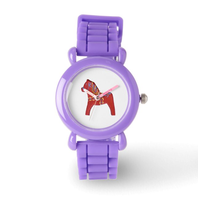 Dala Horse Watch Armbanduhr (Vorderseite)